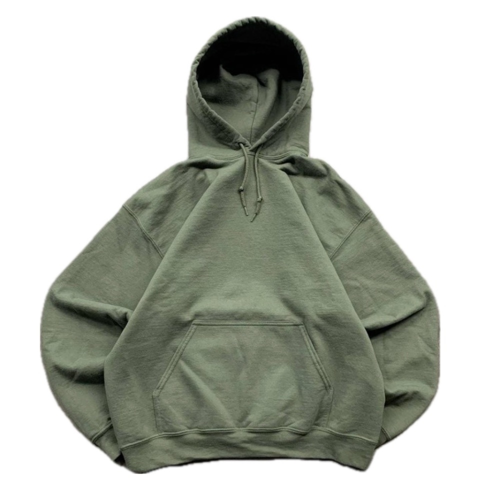 Vintage Y2K olive green hoodie Size: Large